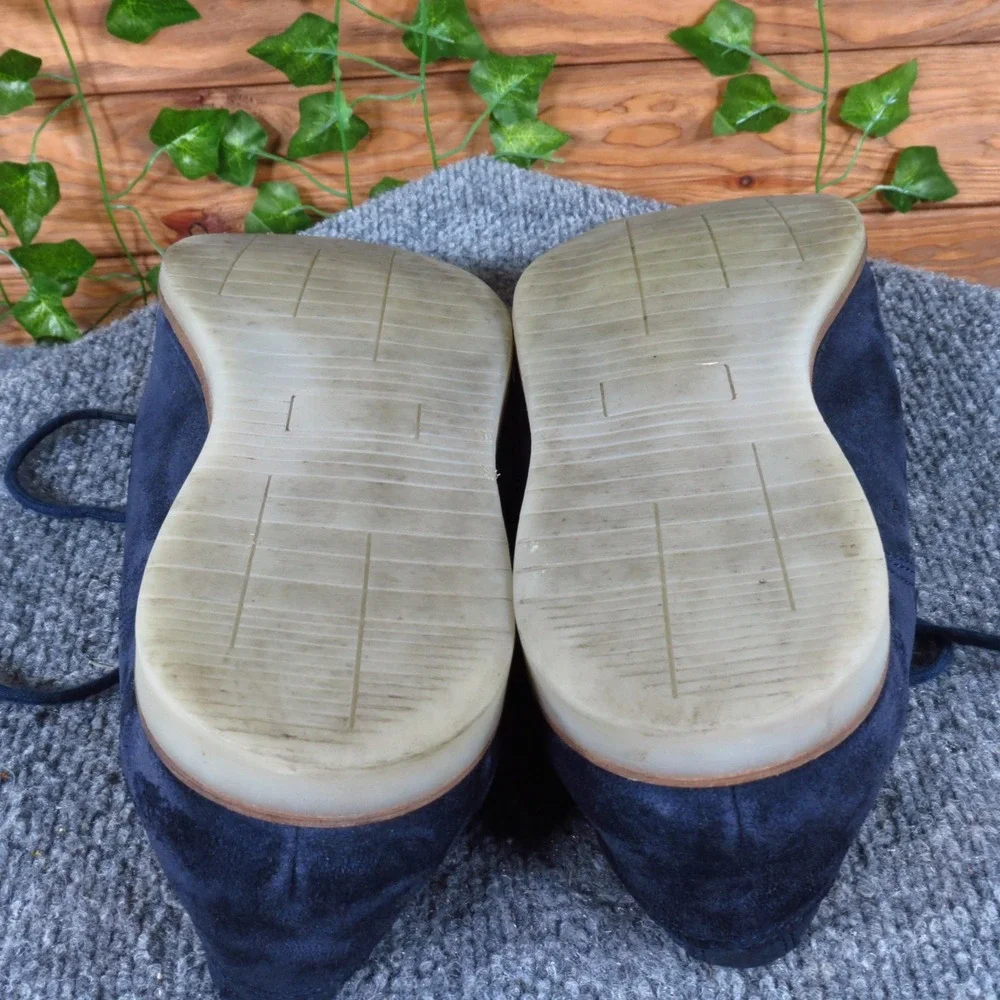 Bar III Brad‎ Mens Dress Shoes Size 9.5 Navy Blue Suede Lace-Up Casual Oxford